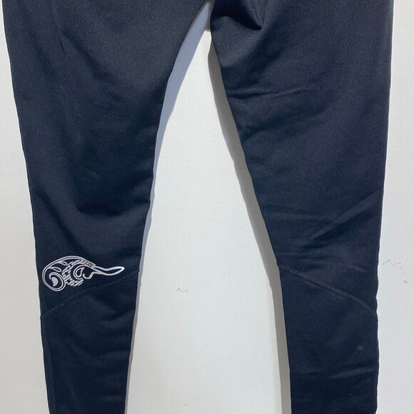 Athleta Women's Black Pull-On Stretch Flat Front Skinny Ankle Leggings Small - Picture 4 of 10